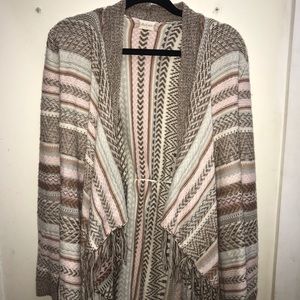 Altard state brown and pink cardigan